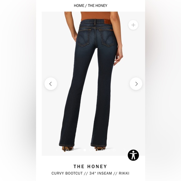 Joe's Curvy Honey Bootcut Rikki, size 31 - Picture 4 of 16